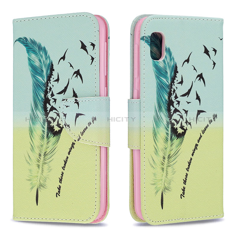 Custodia Portafoglio In Pelle Fantasia Modello Cover con Supporto B01F per Samsung Galaxy A10e