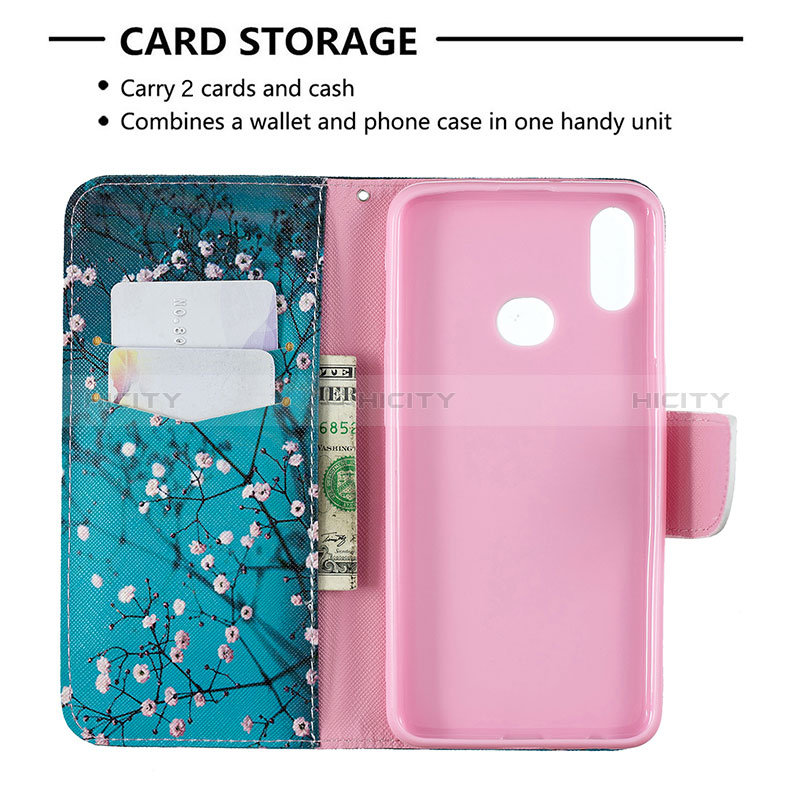 Custodia Portafoglio In Pelle Fantasia Modello Cover con Supporto B01F per Samsung Galaxy A10s