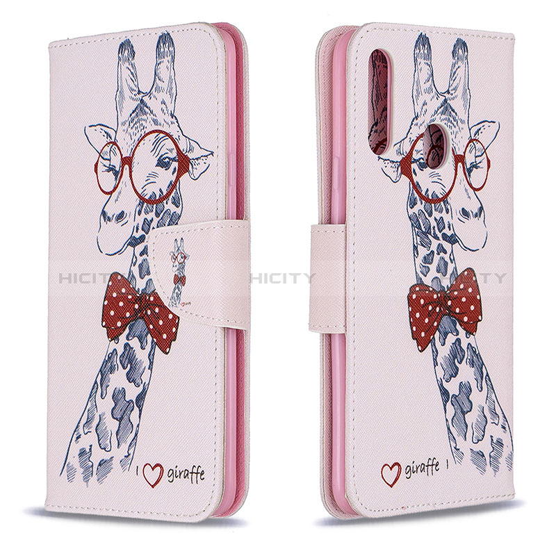 Custodia Portafoglio In Pelle Fantasia Modello Cover con Supporto B01F per Samsung Galaxy A20s