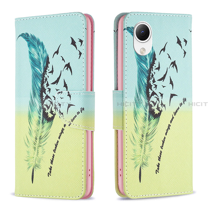 Custodia Portafoglio In Pelle Fantasia Modello Cover con Supporto B01F per Samsung Galaxy A23s