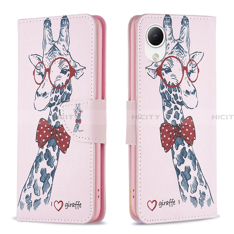 Custodia Portafoglio In Pelle Fantasia Modello Cover con Supporto B01F per Samsung Galaxy A23s