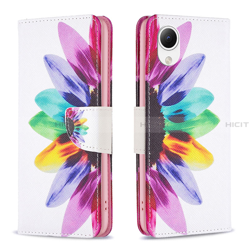 Custodia Portafoglio In Pelle Fantasia Modello Cover con Supporto B01F per Samsung Galaxy A23s