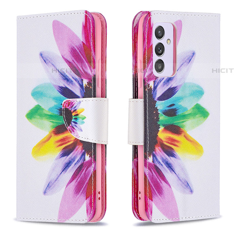 Custodia Portafoglio In Pelle Fantasia Modello Cover con Supporto B01F per Samsung Galaxy A24 4G