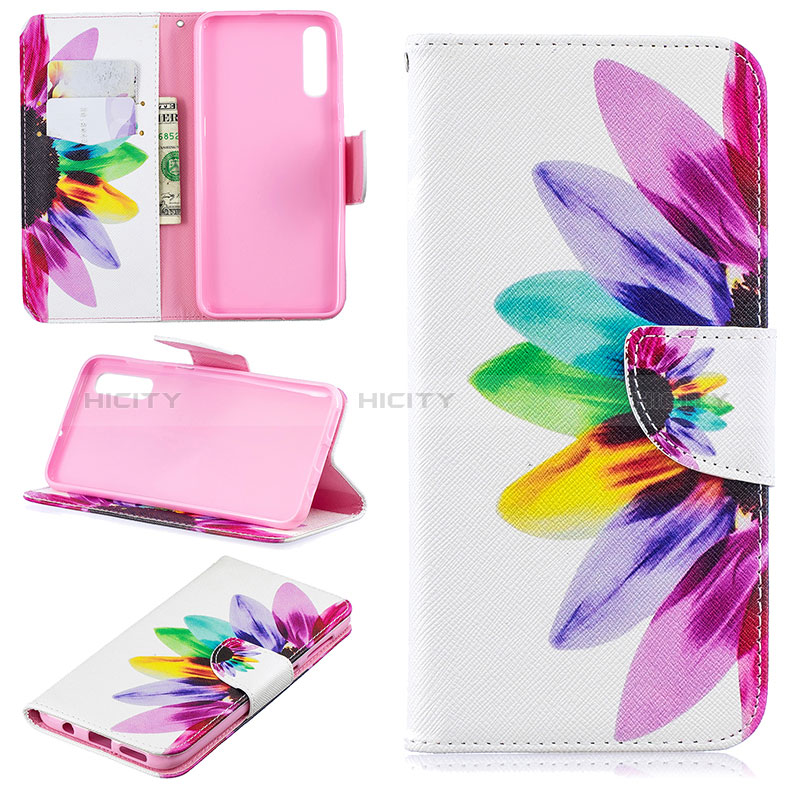 Custodia Portafoglio In Pelle Fantasia Modello Cover con Supporto B01F per Samsung Galaxy A30S