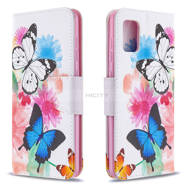 Custodia Portafoglio In Pelle Fantasia Modello Cover con Supporto B01F per Samsung Galaxy A31 Colorato