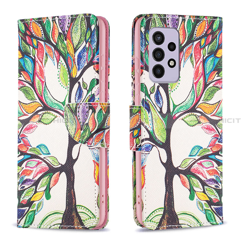 Custodia Portafoglio In Pelle Fantasia Modello Cover con Supporto B01F per Samsung Galaxy A33 5G