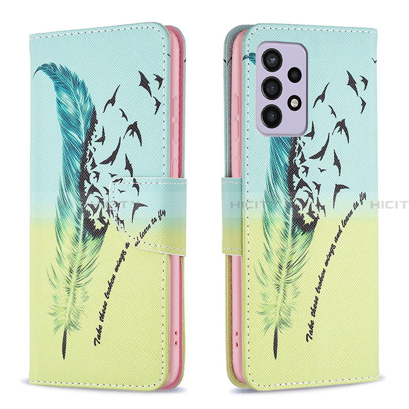 Custodia Portafoglio In Pelle Fantasia Modello Cover con Supporto B01F per Samsung Galaxy A33 5G