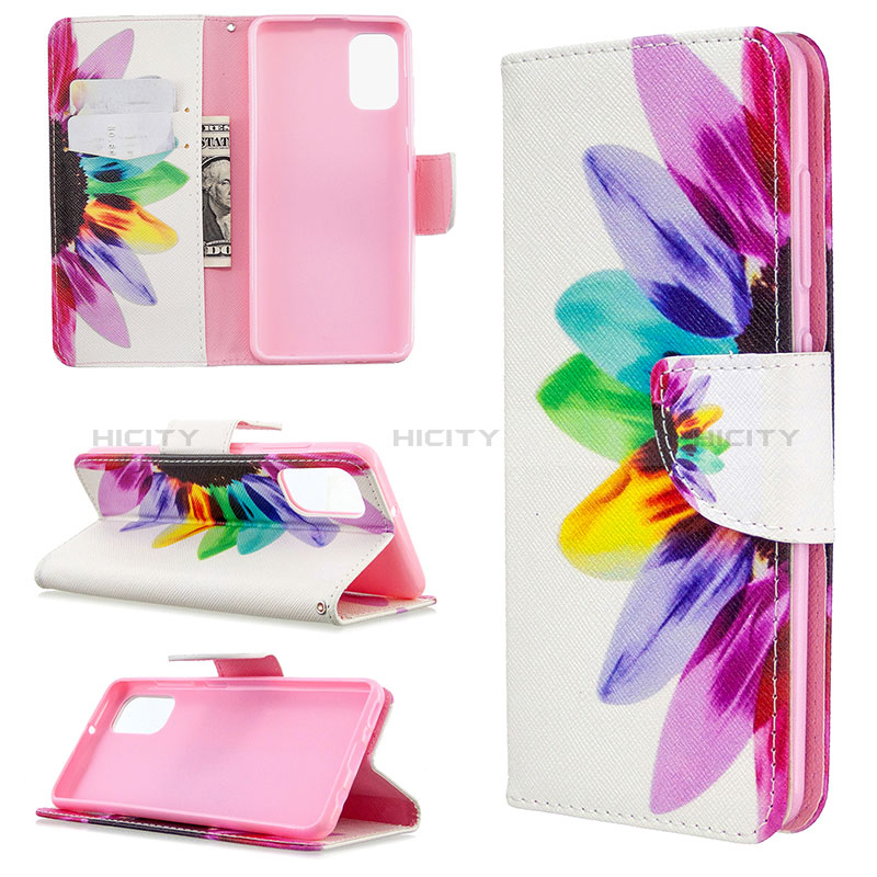 Custodia Portafoglio In Pelle Fantasia Modello Cover con Supporto B01F per Samsung Galaxy A41