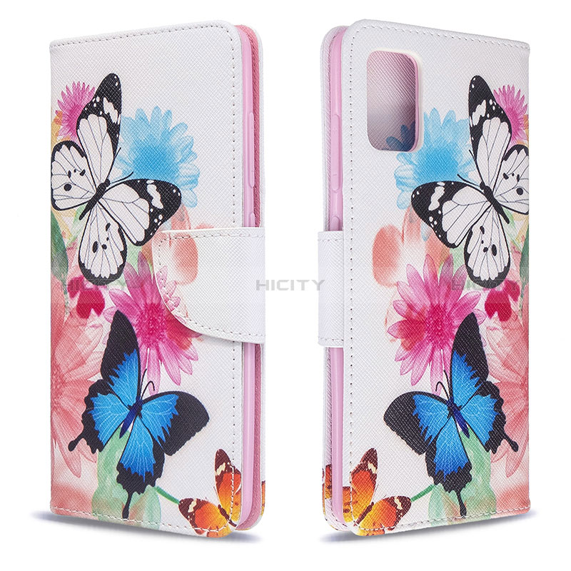 Custodia Portafoglio In Pelle Fantasia Modello Cover con Supporto B01F per Samsung Galaxy A51 4G