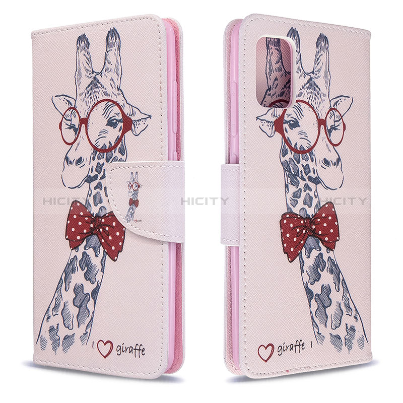 Custodia Portafoglio In Pelle Fantasia Modello Cover con Supporto B01F per Samsung Galaxy A51 4G