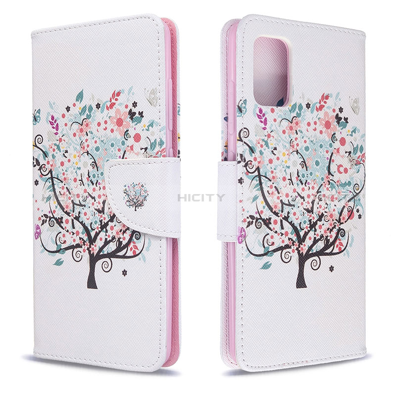 Custodia Portafoglio In Pelle Fantasia Modello Cover con Supporto B01F per Samsung Galaxy A51 4G