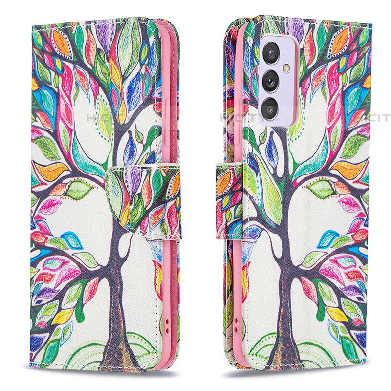 Custodia Portafoglio In Pelle Fantasia Modello Cover con Supporto B01F per Samsung Galaxy A82 5G