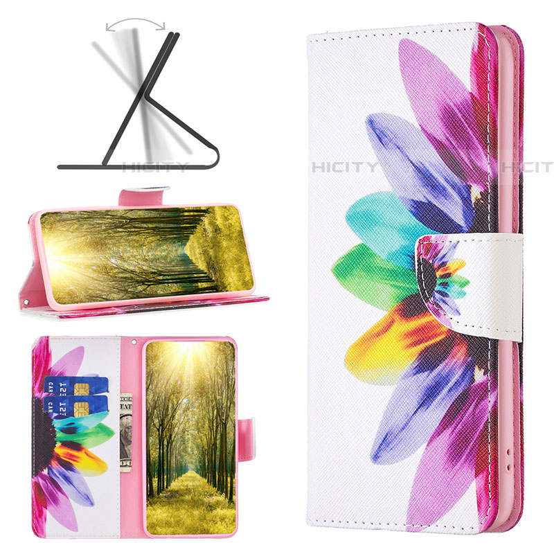 Custodia Portafoglio In Pelle Fantasia Modello Cover con Supporto B01F per Samsung Galaxy F04