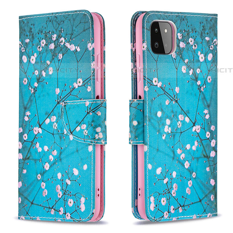 Custodia Portafoglio In Pelle Fantasia Modello Cover con Supporto B01F per Samsung Galaxy F42 5G