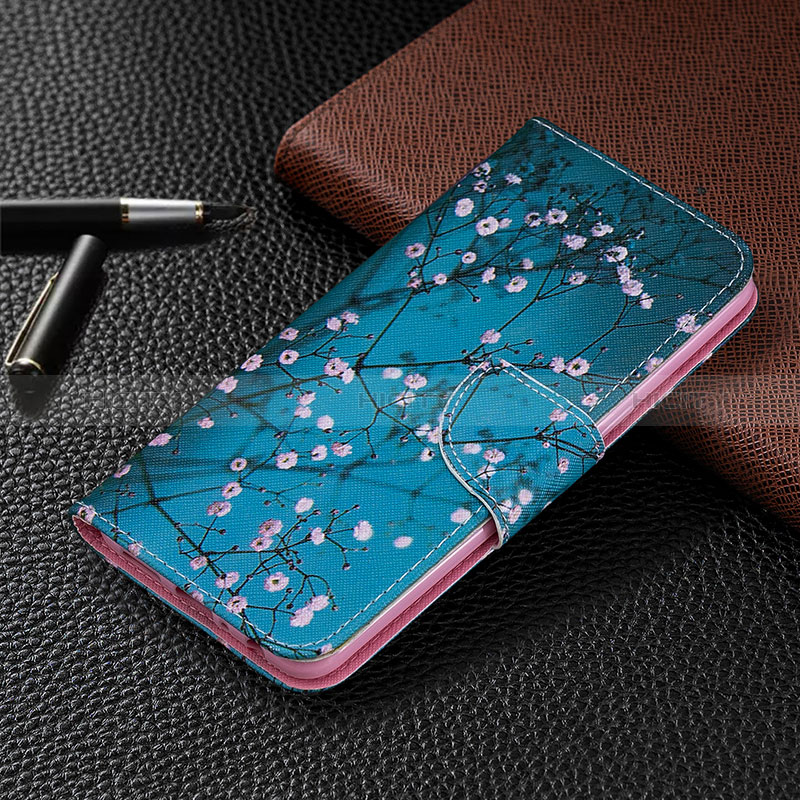 Custodia Portafoglio In Pelle Fantasia Modello Cover con Supporto B01F per Samsung Galaxy M01s