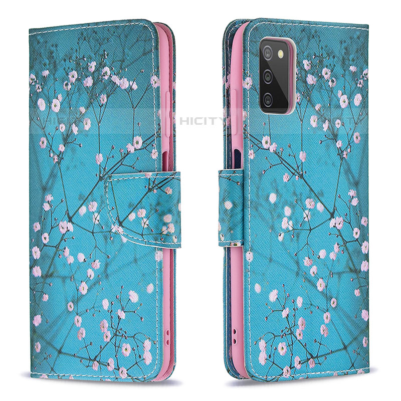 Custodia Portafoglio In Pelle Fantasia Modello Cover con Supporto B01F per Samsung Galaxy M02s