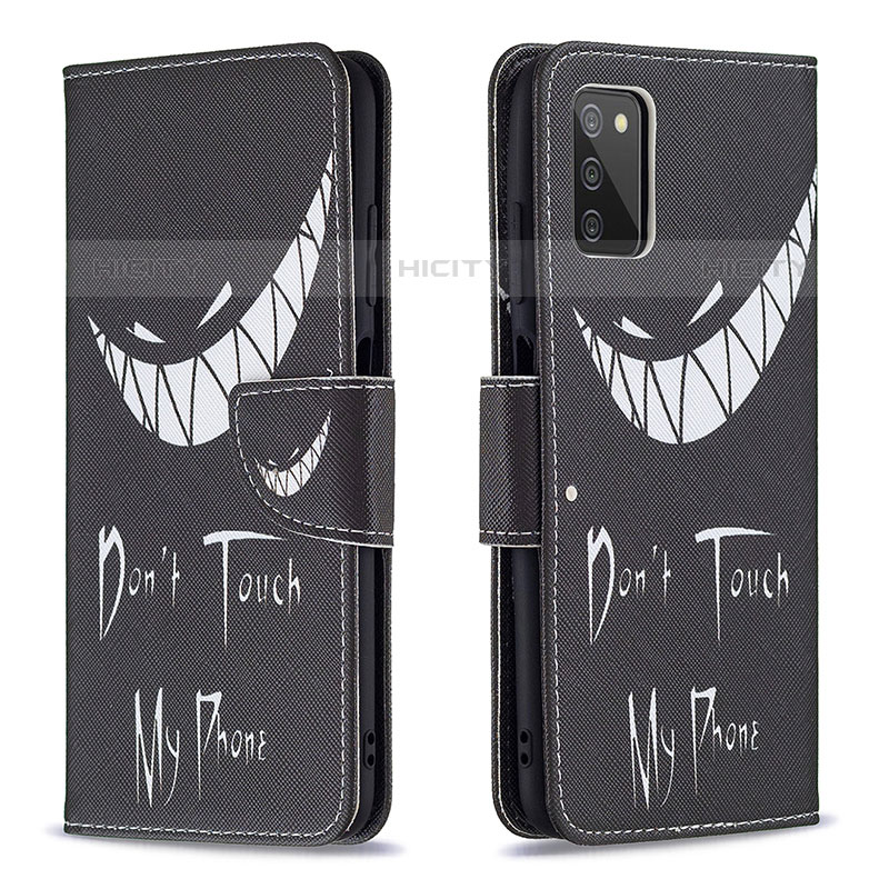 Custodia Portafoglio In Pelle Fantasia Modello Cover con Supporto B01F per Samsung Galaxy M02s