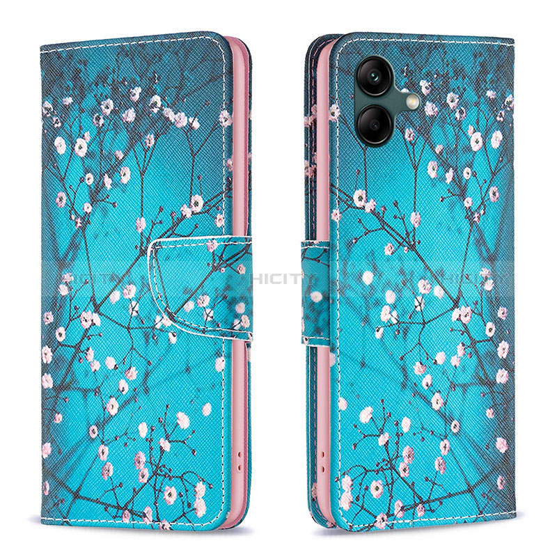 Custodia Portafoglio In Pelle Fantasia Modello Cover con Supporto B01F per Samsung Galaxy M04