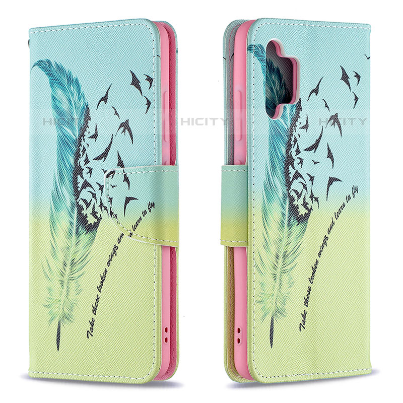 Custodia Portafoglio In Pelle Fantasia Modello Cover con Supporto B01F per Samsung Galaxy M32 5G