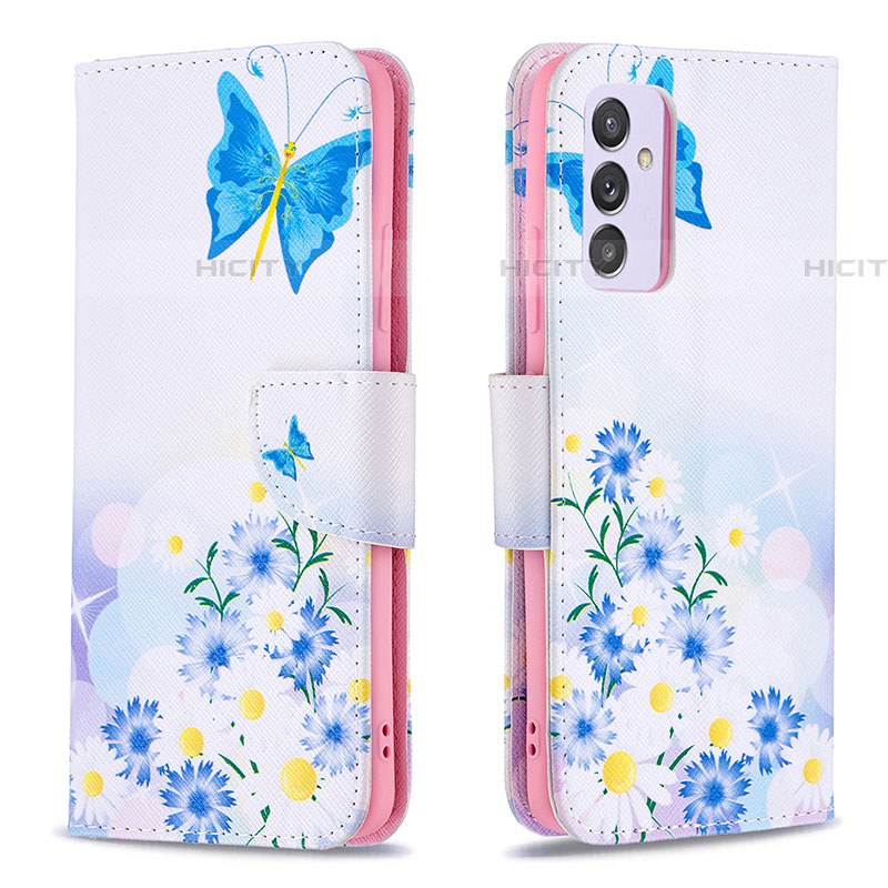 Custodia Portafoglio In Pelle Fantasia Modello Cover con Supporto B01F per Samsung Galaxy M34 5G