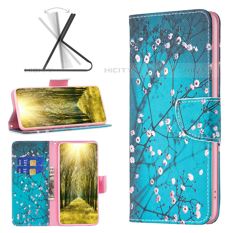 Custodia Portafoglio In Pelle Fantasia Modello Cover con Supporto B01F per Samsung Galaxy M53 5G