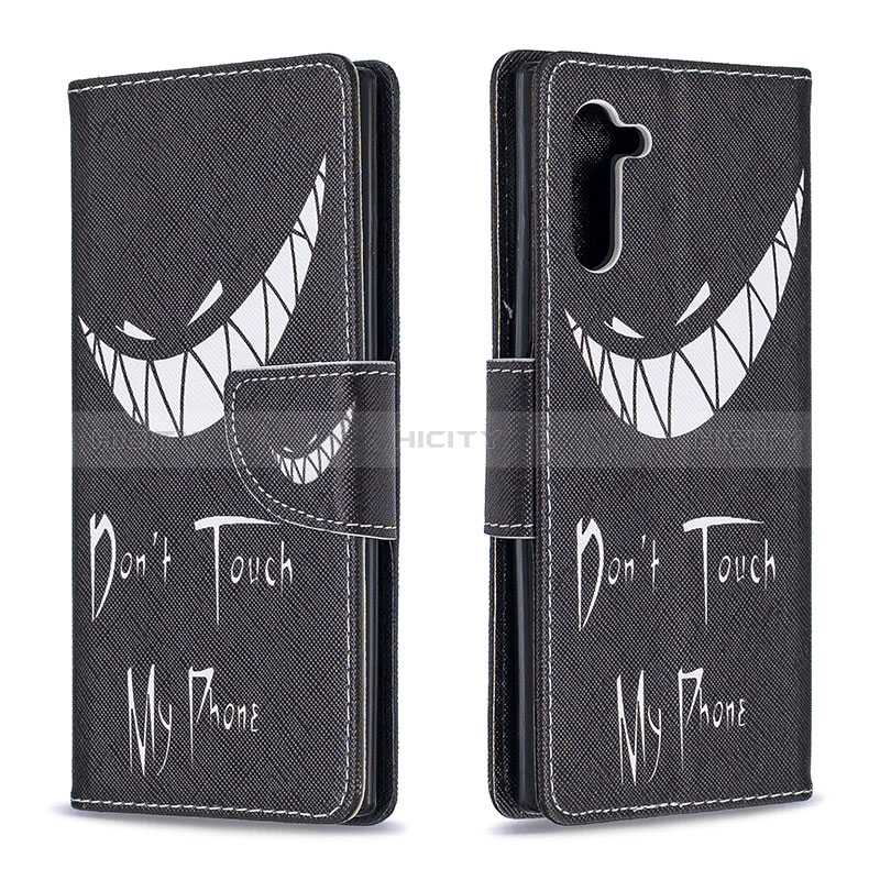 Custodia Portafoglio In Pelle Fantasia Modello Cover con Supporto B01F per Samsung Galaxy Note 10 5G