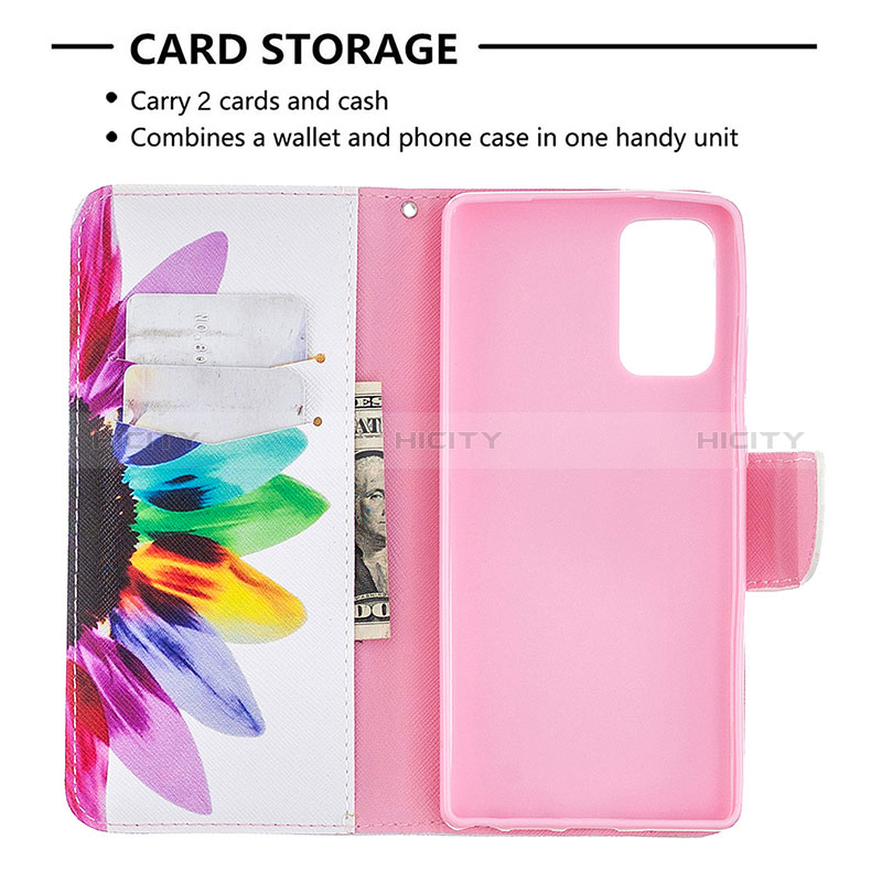 Custodia Portafoglio In Pelle Fantasia Modello Cover con Supporto B01F per Samsung Galaxy Note 20 5G