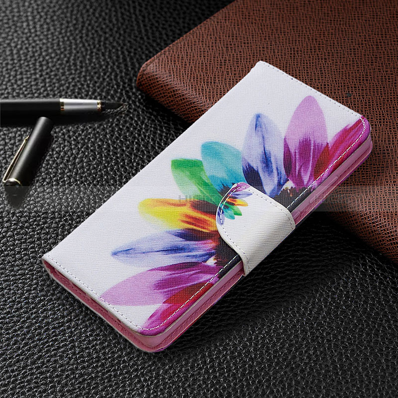 Custodia Portafoglio In Pelle Fantasia Modello Cover con Supporto B01F per Samsung Galaxy Note 20 5G