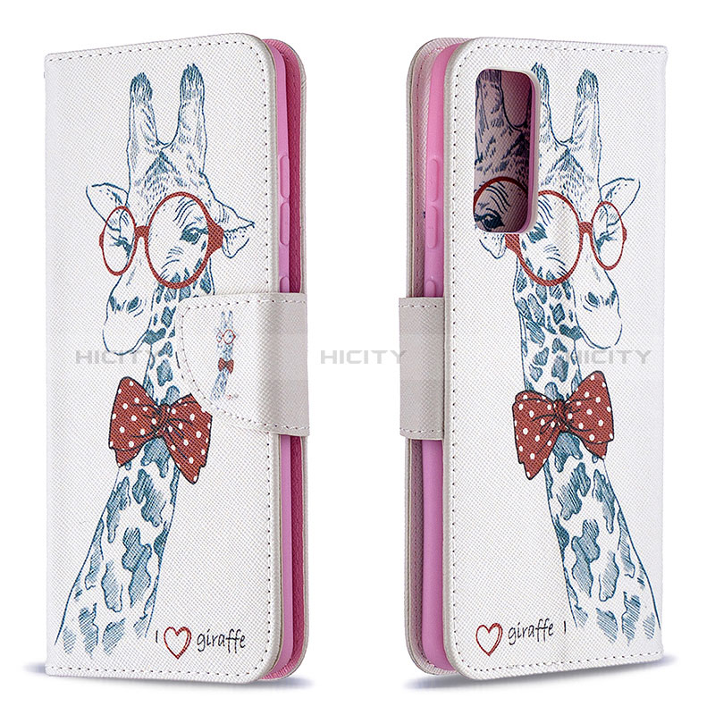 Custodia Portafoglio In Pelle Fantasia Modello Cover con Supporto B01F per Samsung Galaxy S20 FE 4G