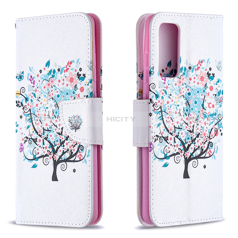 Custodia Portafoglio In Pelle Fantasia Modello Cover con Supporto B01F per Samsung Galaxy S20 FE 5G