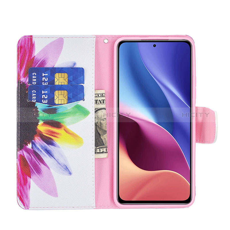 Custodia Portafoglio In Pelle Fantasia Modello Cover con Supporto B01F per Xiaomi Mi 11X Pro 5G