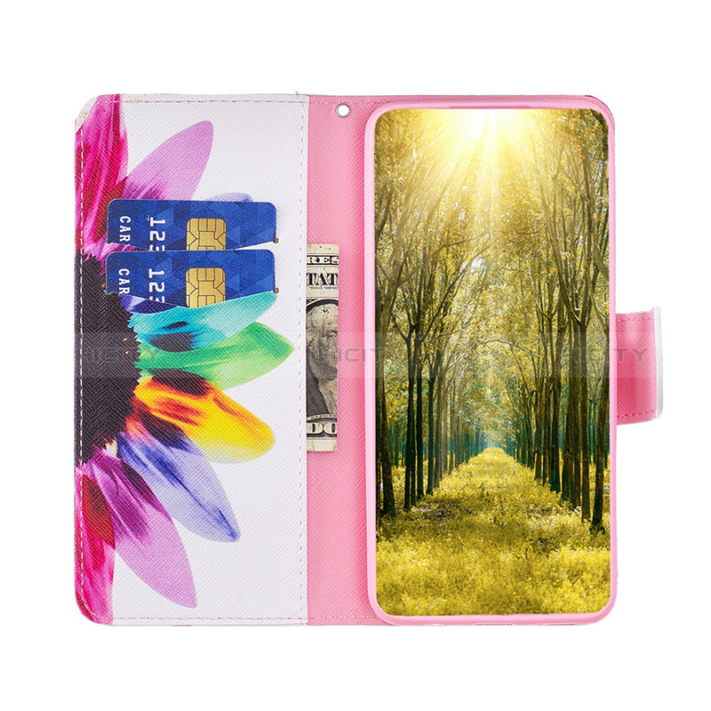 Custodia Portafoglio In Pelle Fantasia Modello Cover con Supporto B01F per Xiaomi Poco M4 Pro 4G