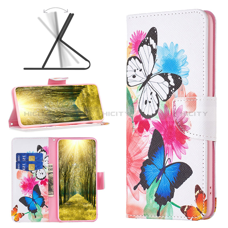 Custodia Portafoglio In Pelle Fantasia Modello Cover con Supporto B01F per Xiaomi Redmi 11A 4G