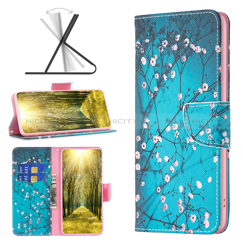 Custodia Portafoglio In Pelle Fantasia Modello Cover con Supporto B01F per Xiaomi Redmi A1