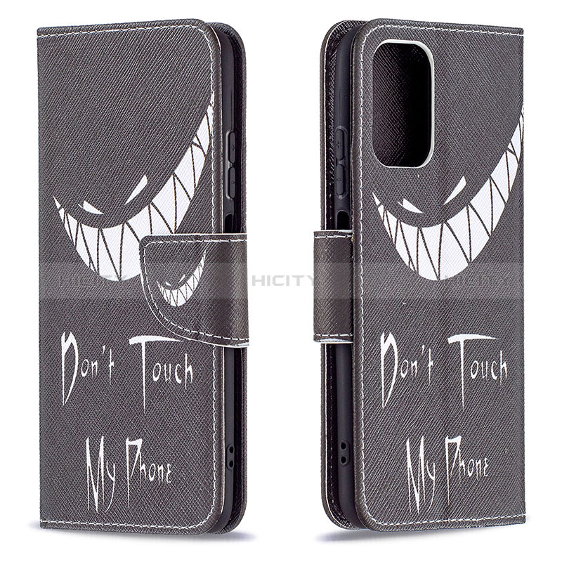 Custodia Portafoglio In Pelle Fantasia Modello Cover con Supporto B01F per Xiaomi Redmi Note 10 4G