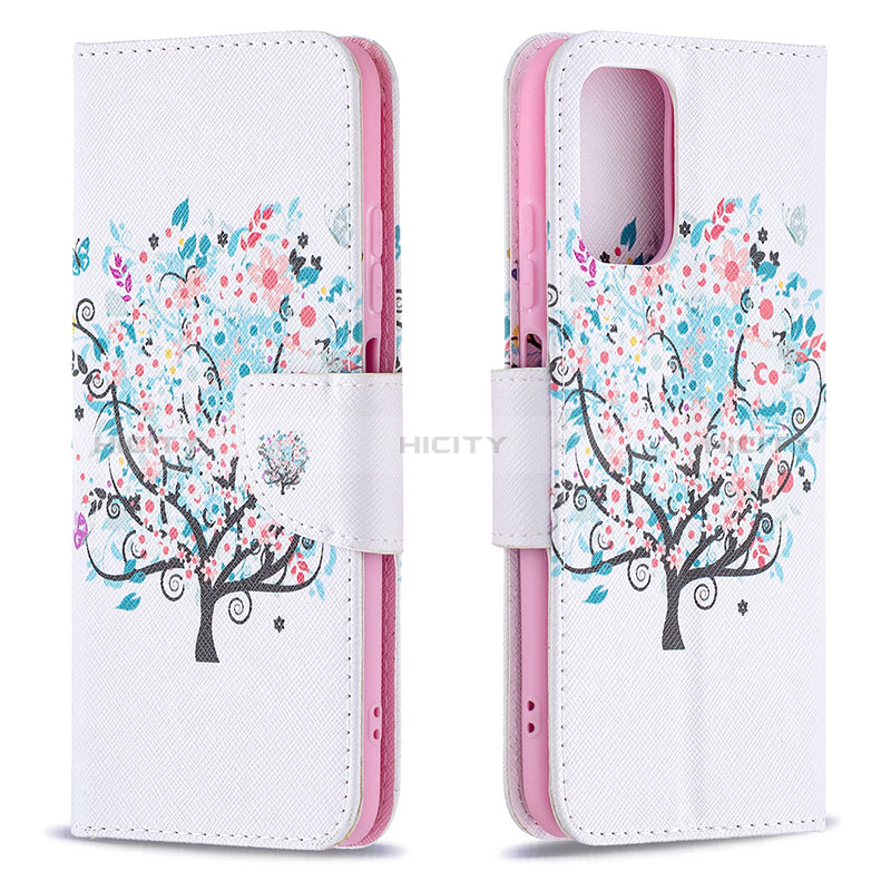 Custodia Portafoglio In Pelle Fantasia Modello Cover con Supporto B01F per Xiaomi Redmi Note 10 4G