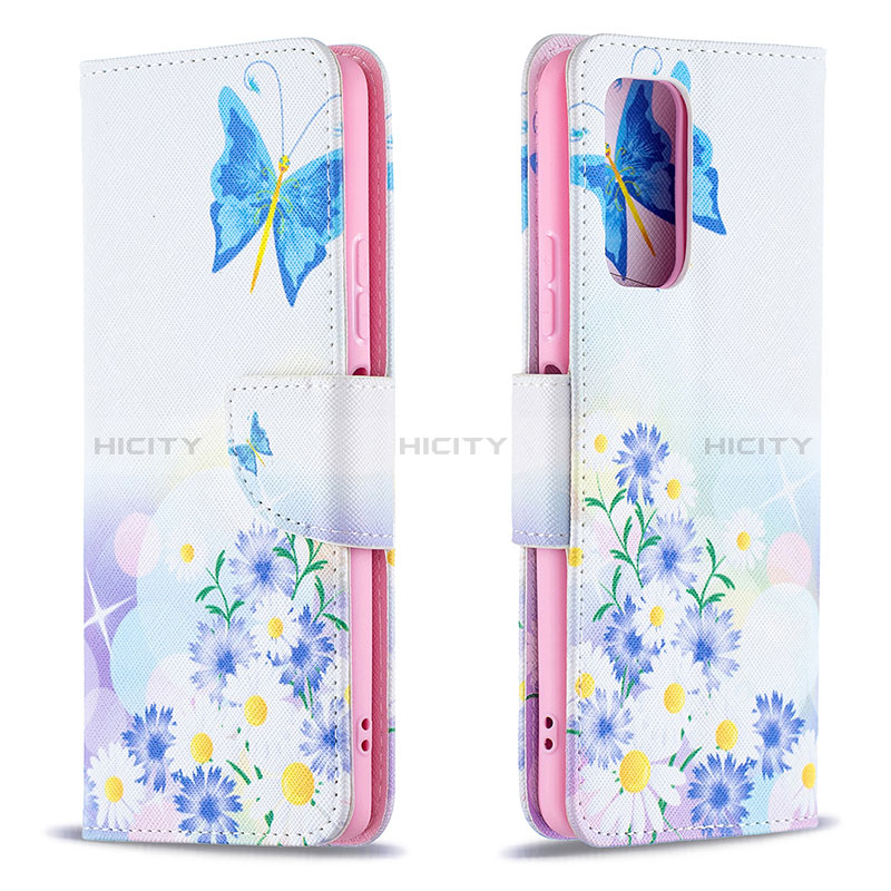 Custodia Portafoglio In Pelle Fantasia Modello Cover con Supporto B01F per Xiaomi Redmi Note 10 Pro 4G