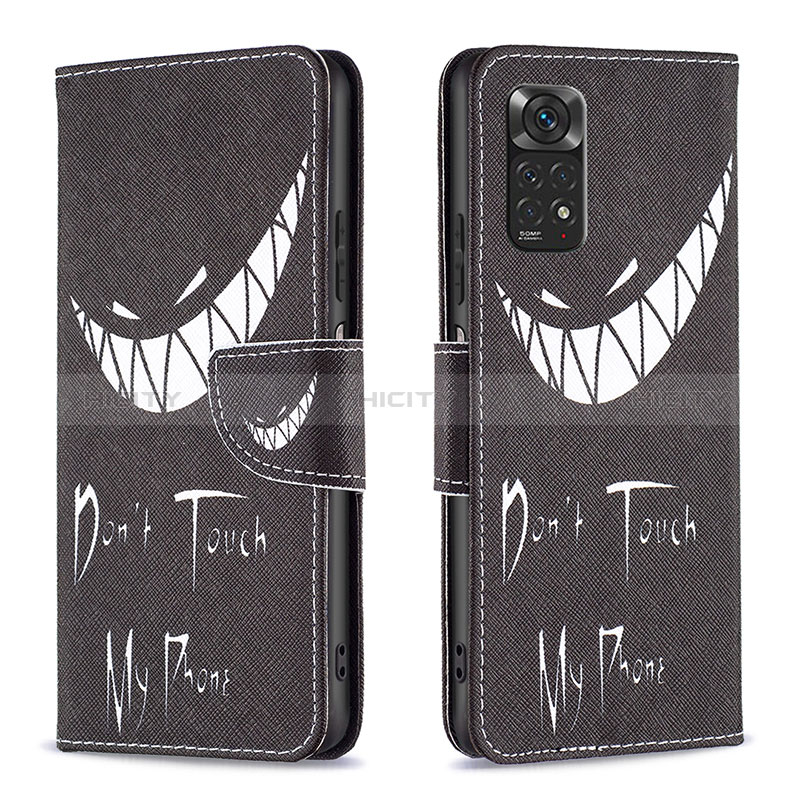 Custodia Portafoglio In Pelle Fantasia Modello Cover con Supporto B01F per Xiaomi Redmi Note 11S 4G