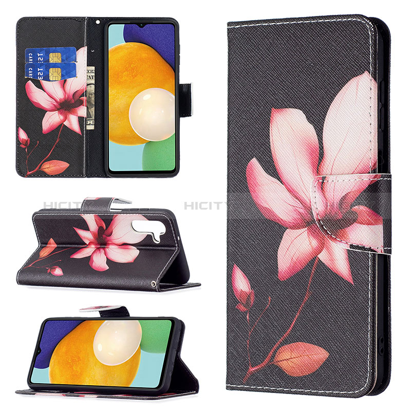 Custodia Portafoglio In Pelle Fantasia Modello Cover con Supporto B03F per Samsung Galaxy A04s