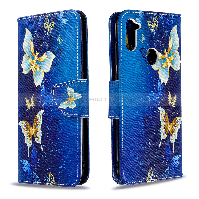 Custodia Portafoglio In Pelle Fantasia Modello Cover con Supporto B03F per Samsung Galaxy A11