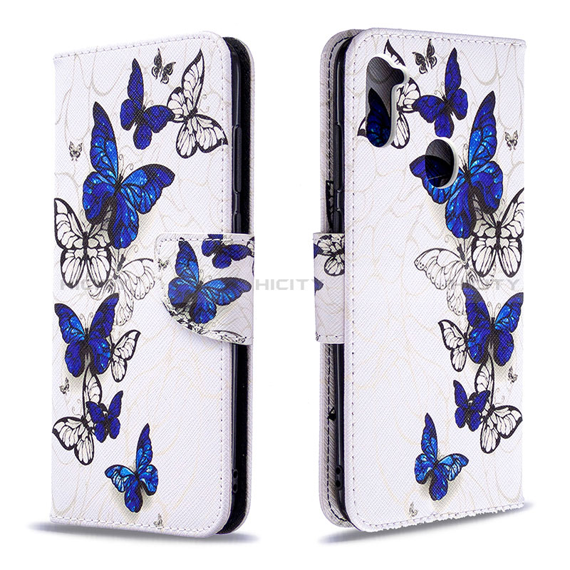 Custodia Portafoglio In Pelle Fantasia Modello Cover con Supporto B03F per Samsung Galaxy A11