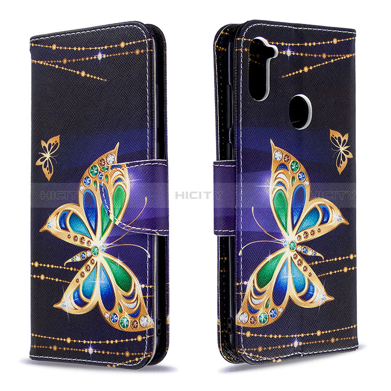 Custodia Portafoglio In Pelle Fantasia Modello Cover con Supporto B03F per Samsung Galaxy A11