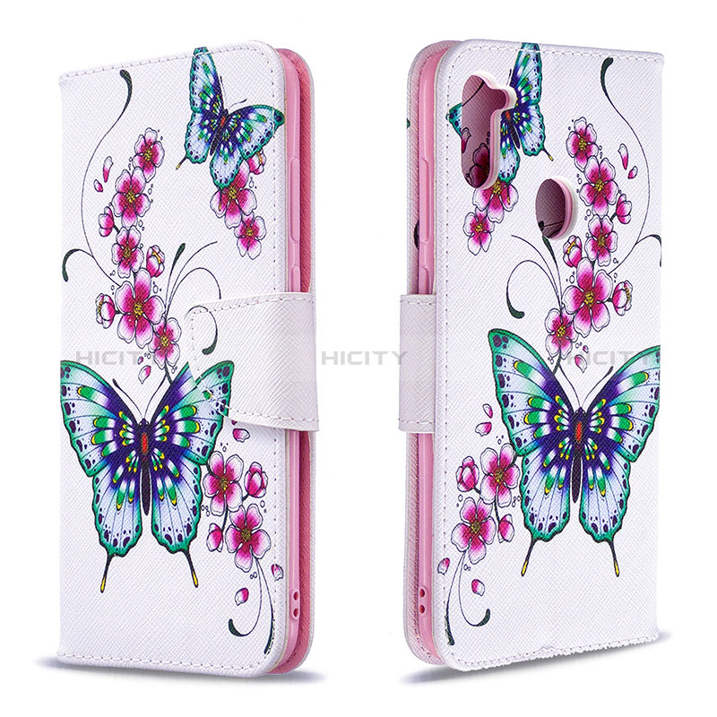 Custodia Portafoglio In Pelle Fantasia Modello Cover con Supporto B03F per Samsung Galaxy A11 Colorato