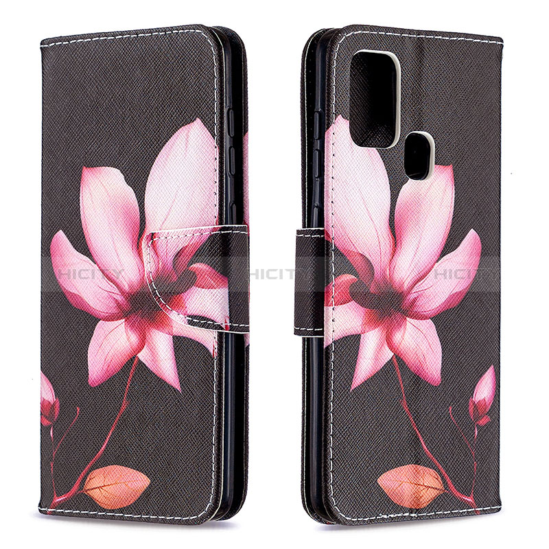 Custodia Portafoglio In Pelle Fantasia Modello Cover con Supporto B03F per Samsung Galaxy A21s