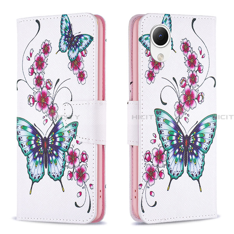 Custodia Portafoglio In Pelle Fantasia Modello Cover con Supporto B03F per Samsung Galaxy A23s Colorato