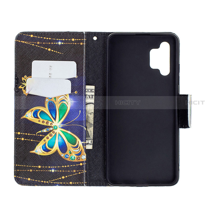 Custodia Portafoglio In Pelle Fantasia Modello Cover con Supporto B03F per Samsung Galaxy A32 4G