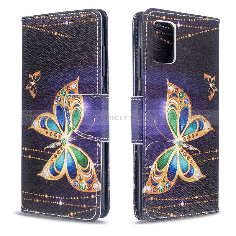 Custodia Portafoglio In Pelle Fantasia Modello Cover con Supporto B03F per Samsung Galaxy A51 4G