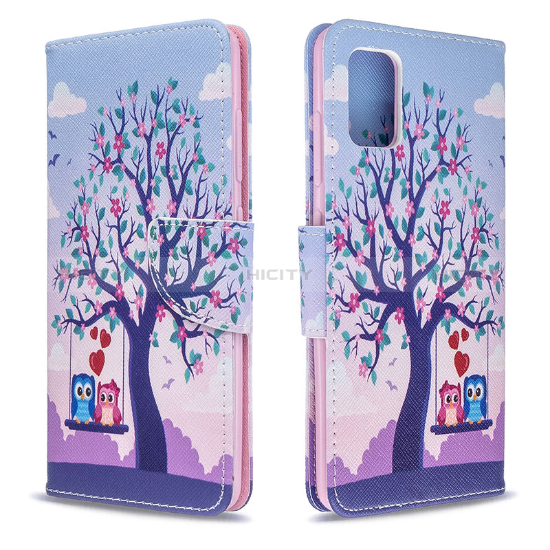 Custodia Portafoglio In Pelle Fantasia Modello Cover con Supporto B03F per Samsung Galaxy A51 4G