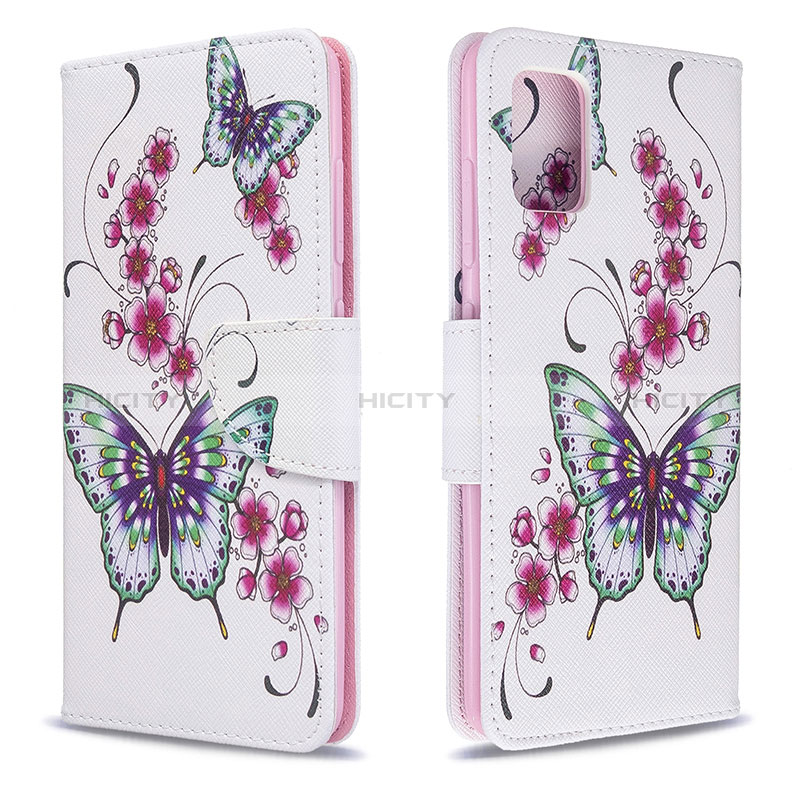 Custodia Portafoglio In Pelle Fantasia Modello Cover con Supporto B03F per Samsung Galaxy A51 5G Colorato