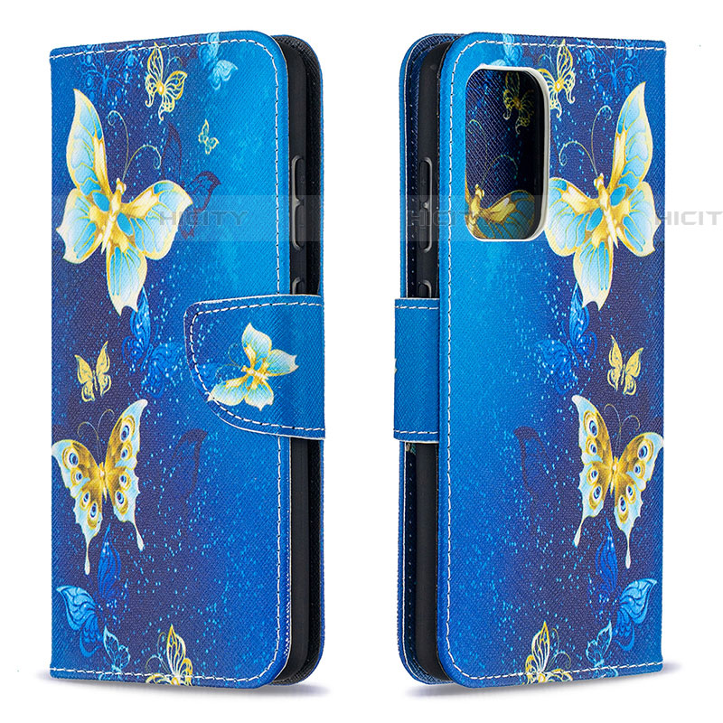 Custodia Portafoglio In Pelle Fantasia Modello Cover con Supporto B03F per Samsung Galaxy A52 4G